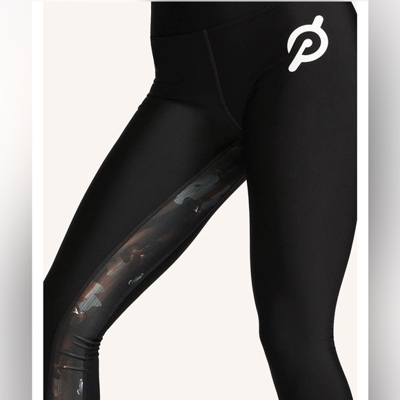 Peloton Show Up Floral Legging Black Size Large - Picture 5 of 8